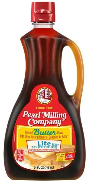 PEARL MILLING Company 'Butter' Lite Sirup 50% Fewer Calories 710 ml